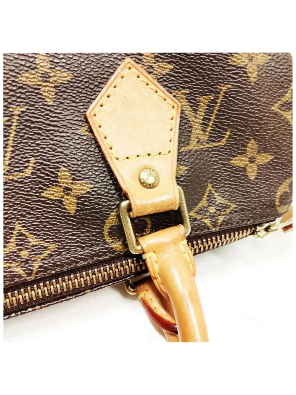 Authentic Louis Vuitton Speedy 25 Monogram Canvas Handbag